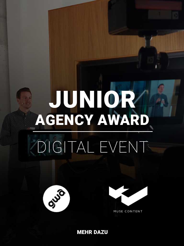 Titelbild für Referenzprojekte - Junior-Agency-Award-GWA-in-Hamburg_Digitalevent_by_HD-Event