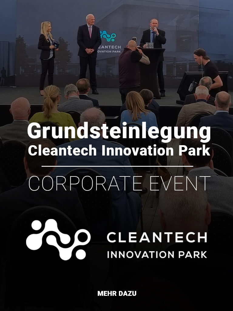 Titelbild für Referenzprojekte - Grundsteinlegung Cleantech Innovation Park Michelin Hallstatd Corporate Event